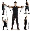 11Pcs/Set Fitness Resistance Bands Yoga Gym