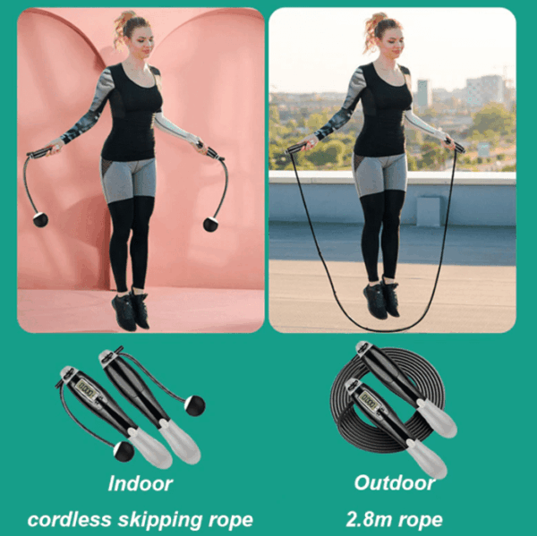 Electronic Skipping Rope Set